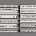 French plaster line 3d model