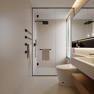 Modern toilet 3d model