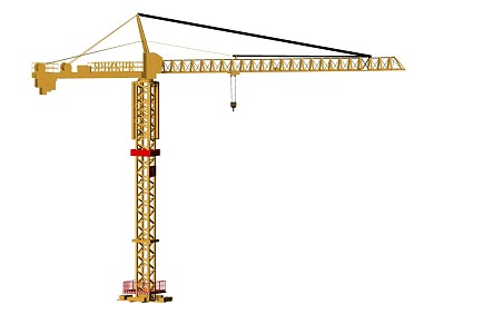 tower crane 3d model