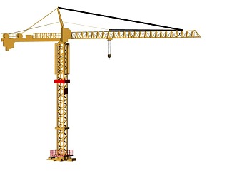 tower crane 3d model