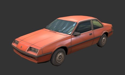 Sports car 3d model