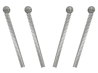 High Quality Stainless Steel Compression Springs for Hardware Tools and Industrial Use 3d model
