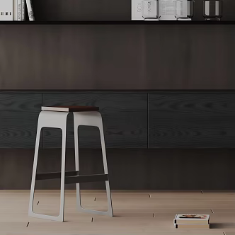Modern Bar Chair 3d model