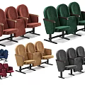Set of Modern Leisure Chairs Featuring Various Colors And Comfortable Armrest Design