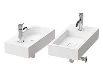 Alape minimalist basin 3d model