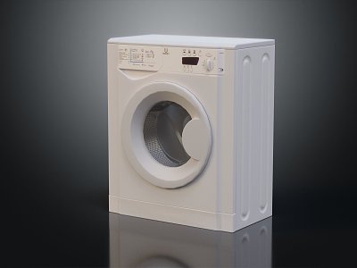 Modern washing machine drum washing machine 3d model