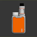 SMOK Orange And Silver Vaping Device With Atomizer And Battery Mod 3d model