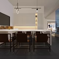 Modern Public Office Space With Open Layout Comfortable Seating Green Plants And Wall Art Decor