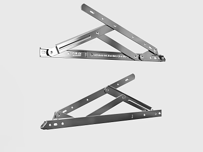 Stainless Steel Folding Brackets Heavy Duty Support for Furniture and Shelves 3d model