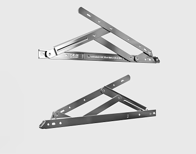 Stainless Steel Folding Brackets Heavy Duty Support for Furniture and Shelves 3d model