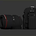Canon EOS 5D Professional Camera Body With Telephoto Lens And Cap