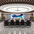 modern command room control room control room command center 3d model