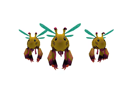 Modern Game Character Elf 3d model Modern Game Character Elf 3d model