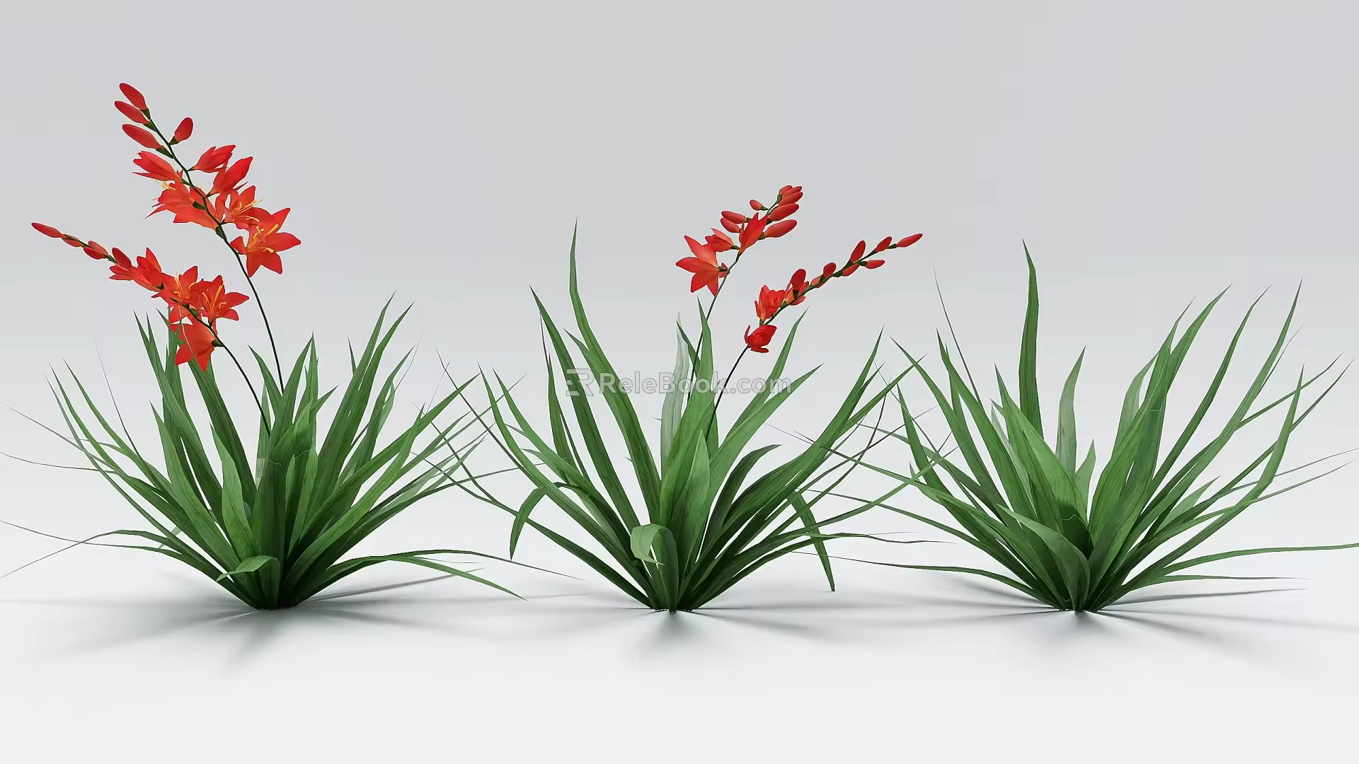 mars flower SU model vray 3d model