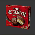 ORION Choco Pie Since 1974 12 Pieces Chocolate Coated Cream Filled Snack