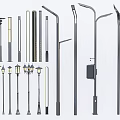 Various Modern Outdoor Lights Including Street Lamps And Garden Lighting Designs