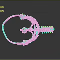 Silver Ornate Accessory With Intricate Design And Detailed Craftsmanship For Fashion Clothing