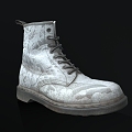 Next Generation Boots Medium Boots Leather Boots PBR White Boots 3d model