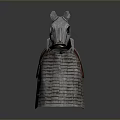 Handwoven Fabric Apparel With Leather Saddle Detail And Horse Shaped Design