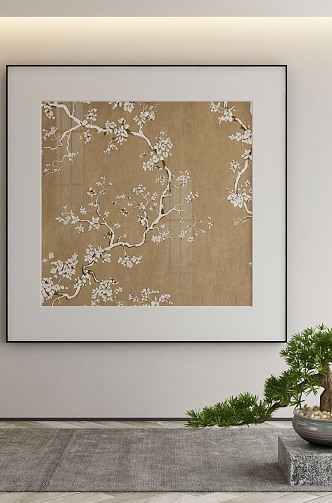 New Chinese Decorative Painting 3d model