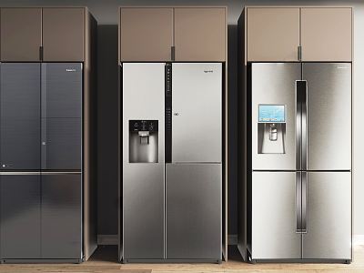 Modern Refrigerator Fridge Freezer model