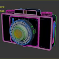 Vintage Digital Camera With Classic Retro Design And Metal Body For Photography Enthusiasts