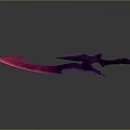 Sharp Blade Weapon With Unique Metallic Design And Reflective Surface