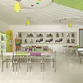 Modern Art Classroom 3d model