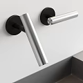 Modern Washbasin With Sleek Gray Countertop And Minimalist Faucet Design