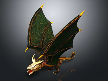 Modern Dragon Golden Dragon Armor Golden Dragon (ID:ggajh878630)