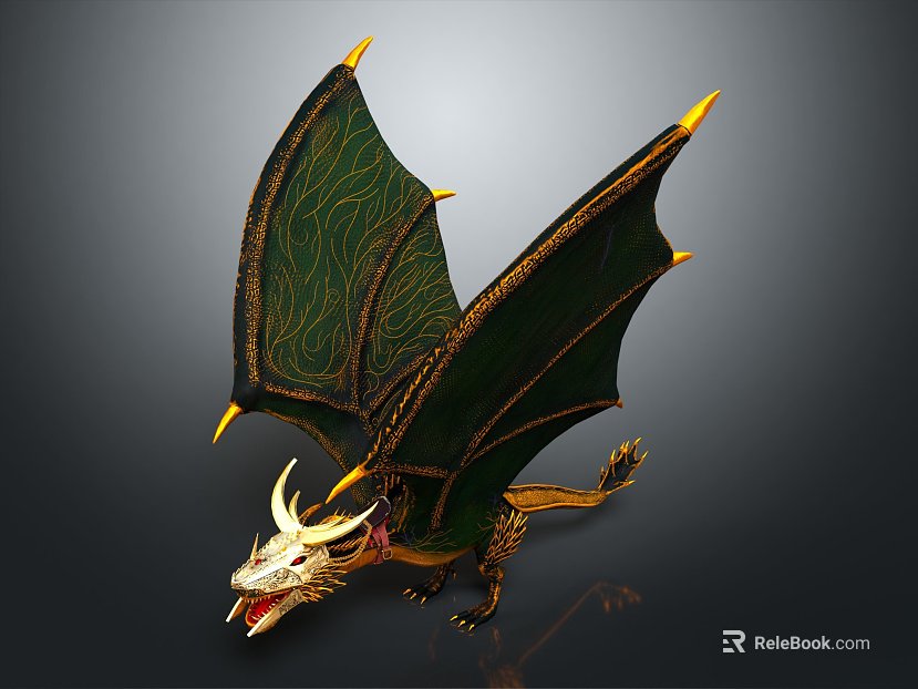 Modern Dragon Golden Dragon Armor Golden Dragon texture