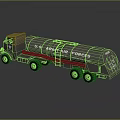 U.S. Army Air Forces Military Tanker Truck For Fuel Transport With Classic Design
