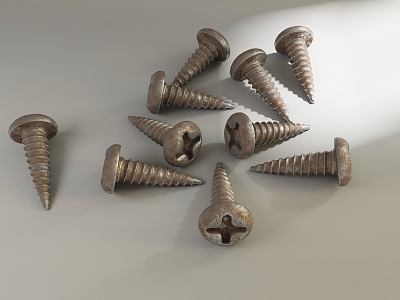 modern screw 3d model