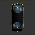minibus minivan driverless bus school bus van box car 3d model