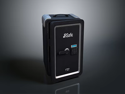 JR Safe Home Security Safe Box With Electronic Keypad And Lock 3d model
