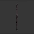 Four Black Wrought Iron Railings With Ornate Designs And Spiked Tops