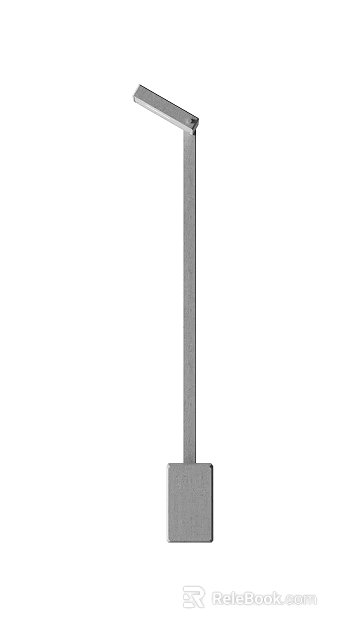 Modern Minimalist Floor Lamp with Slim Design for Home Living Room Lighting 3d model 