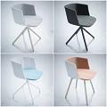 Modern Leisure Chair Collection With Multicolor Seats And Angled Leg Designs
