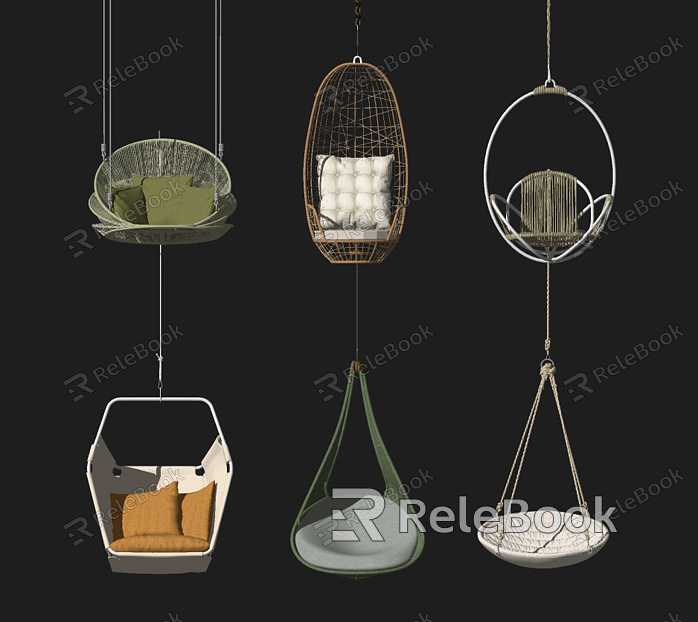 Modern Hanging Chair Leisure Hanging Chair Balcony Chair Outdoor Chair model