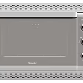 Modern Built in Oven With Stainless Steel Finish And Knobs 3d model
