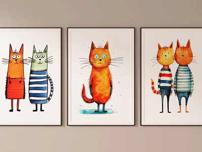 decorative painting 3d model decorative painting 3d model