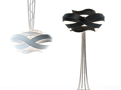 Modern lighting combination floor lamp model