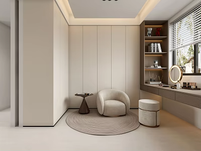 Modern Cloakroom 3d model