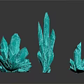 Turquoise Crystal Decorative Ornaments with Various Shapes for Home Lifestyle Decoration
