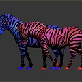 Zebra Animal African Animal Cartoon Zebra Animation Zebra Animation Zebra Animation Character Game Character 3d model