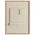 Abstract 3D Wall Art With Geometric Shapes And Colorful Spheres