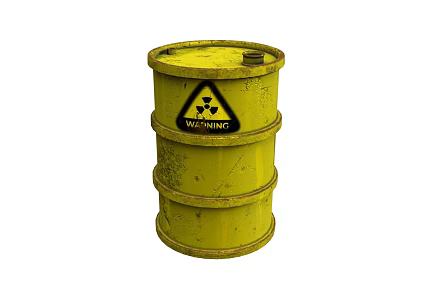 Oil Barrel Iron Barrel Chemical Oil Barrel Paint Barrel Chemical Steel Barrel Gasoline Barrel 3d model