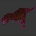 Realistic Tyrannosaurus Rex Dinosaur 3D Model With Detailed Skin And Sharp Teeth
