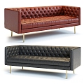 Modern Multi-Person Sofa Sofa Two-Person Sofa Casual Sofa Living Room Sofa Leather Sofa Corner Sofa 3d model