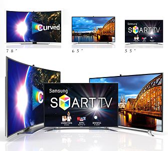 Modern TV Samsung TV abroad 3d model